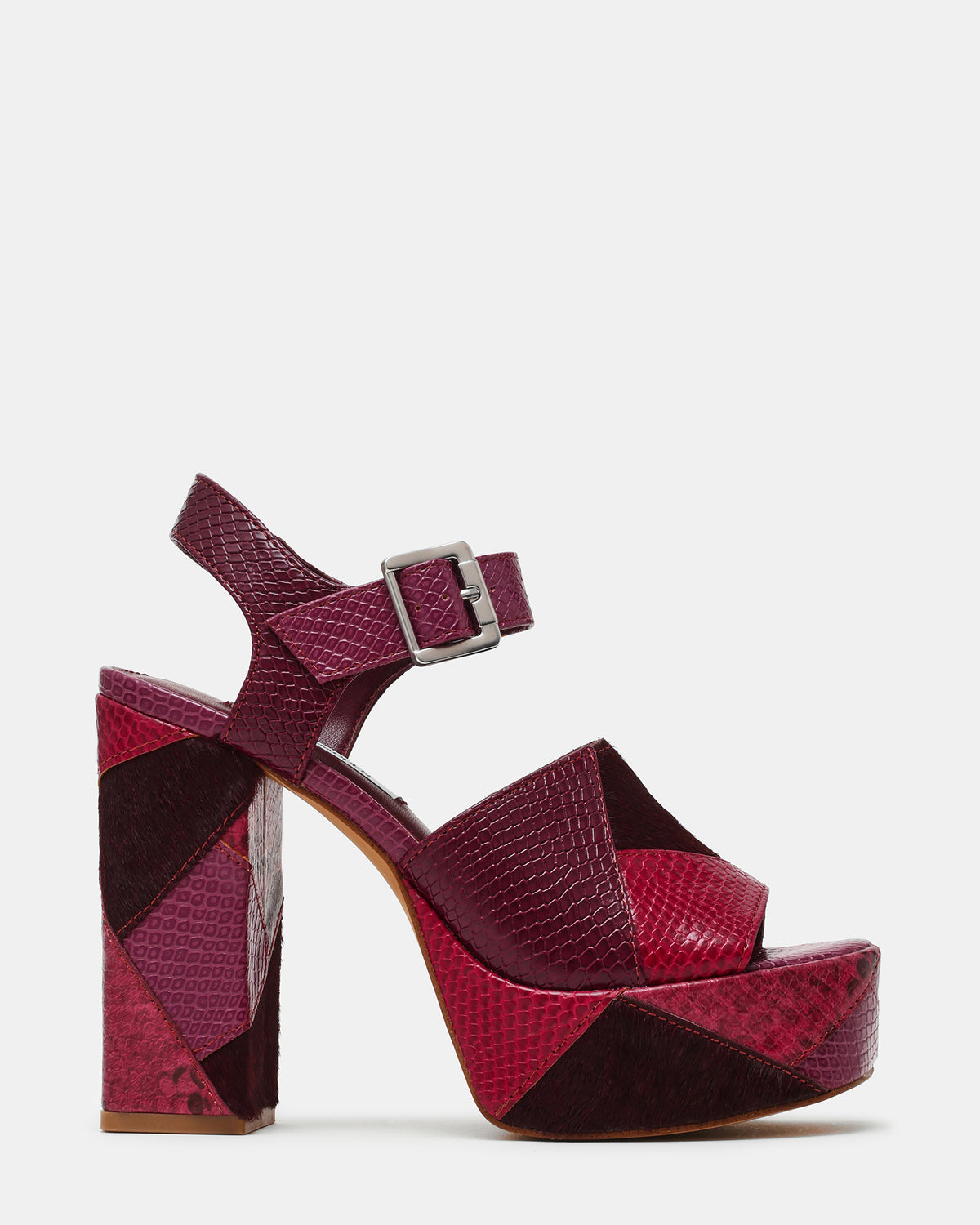HALEA Pink Multi Platform Women's Block Heel | Steve Madden