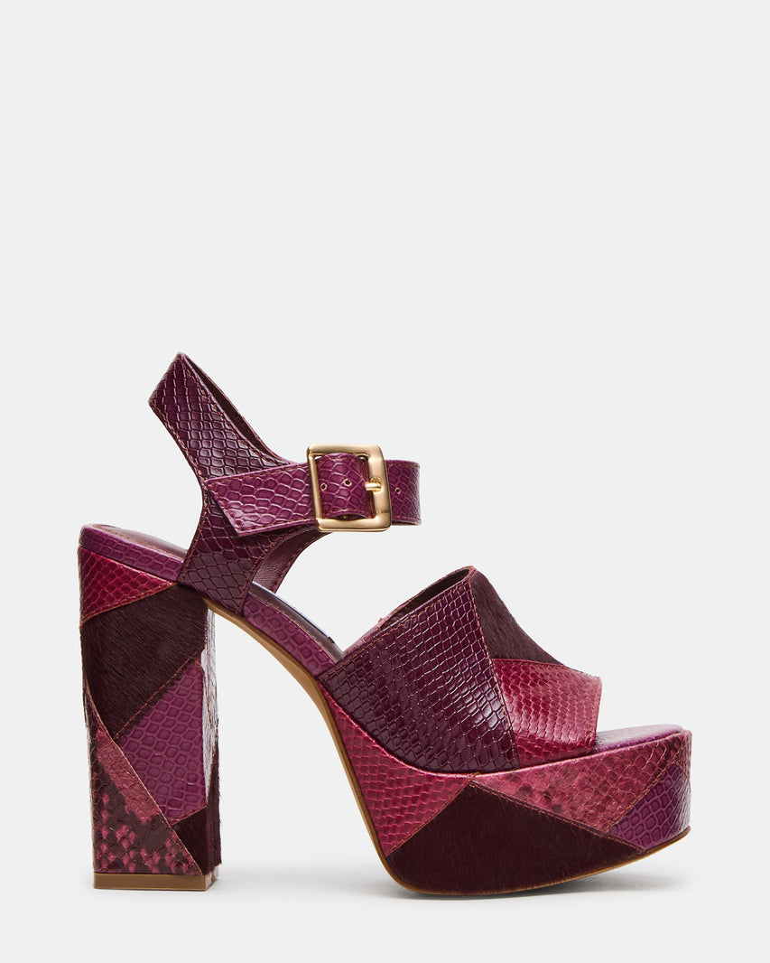 HALEA Pink Multi Platform Women's Block Heel | Steve Madden