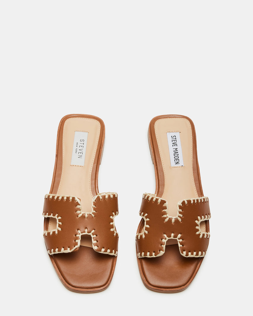 HADYN WOVEN COGNAC LEATHER - view 3