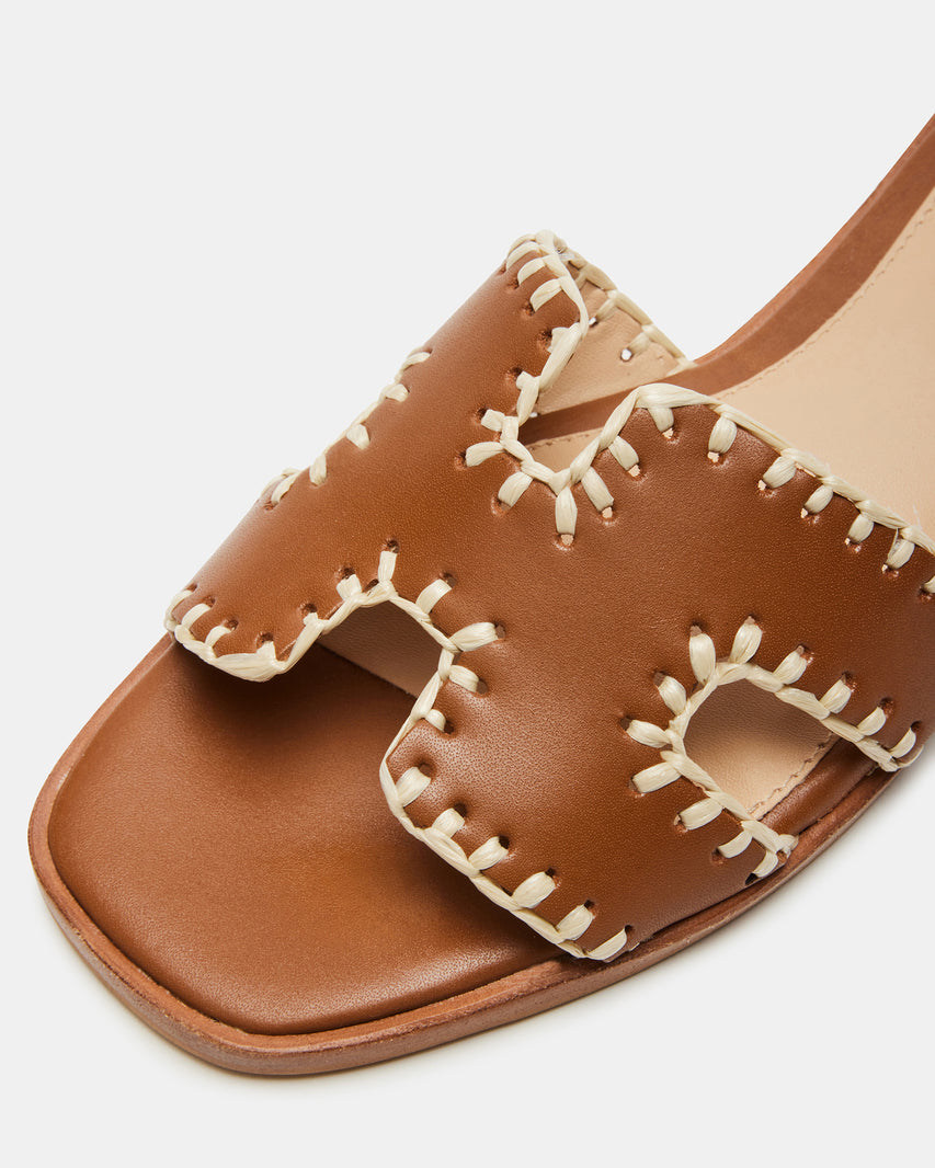 HADYN WOVEN COGNAC LEATHER - view 4