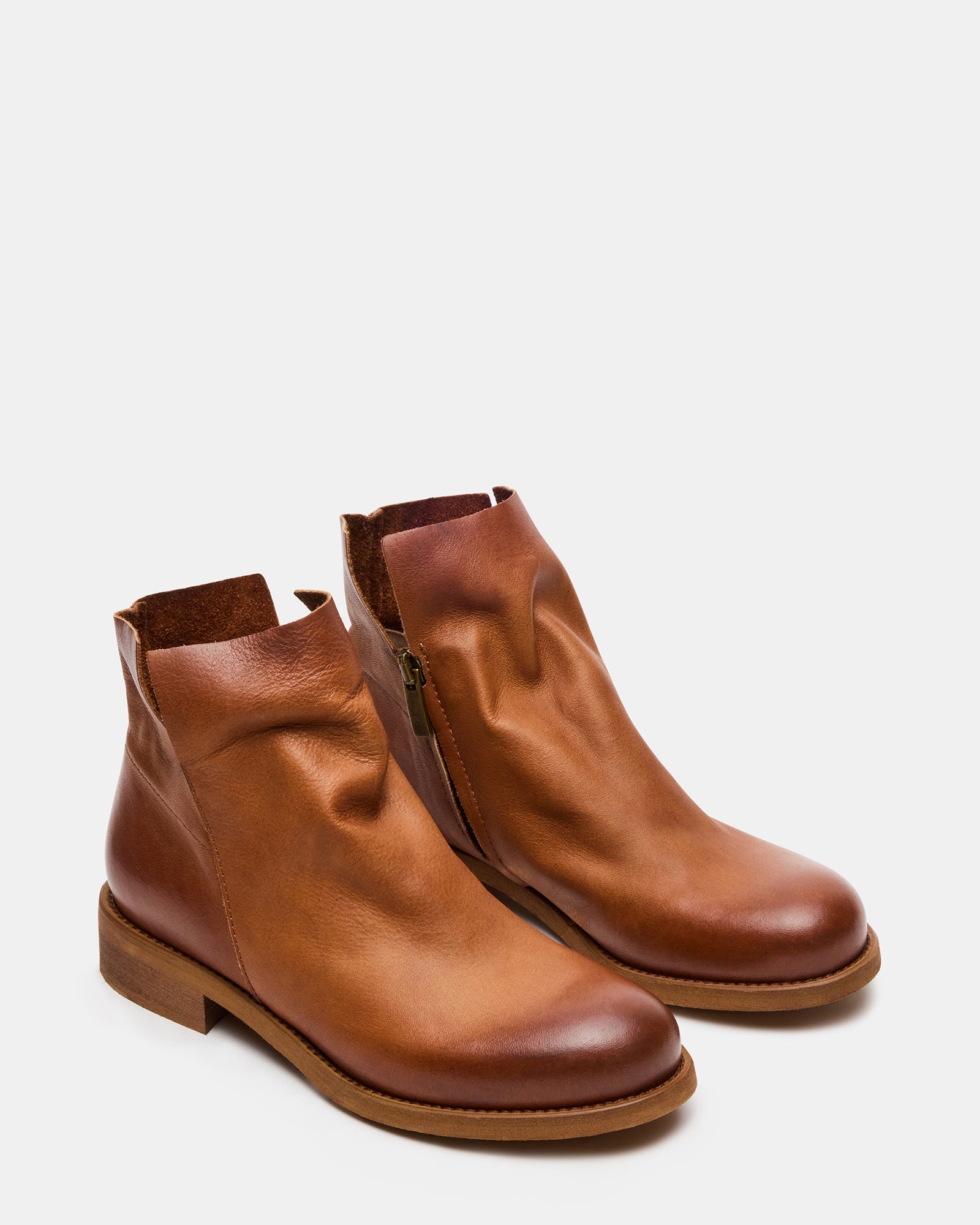 Steve Madden Women's Hughie Ankle Booties - Tan - Size 5 Steve Madden Women's Hughie Ankle Booties - Tan - Size 5