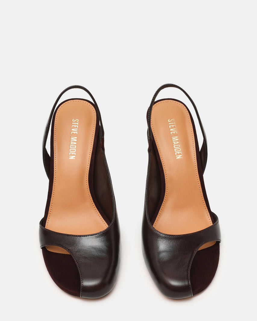 JANINE BROWN LEATHER