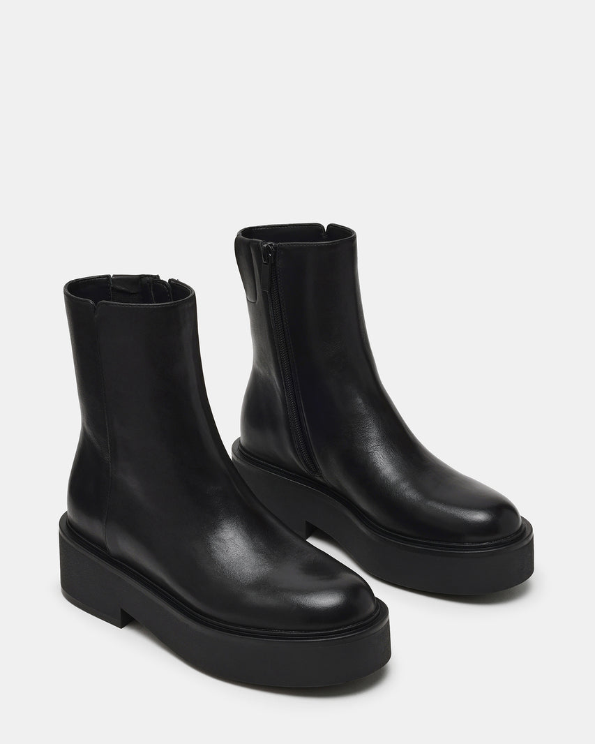 JAXIN BLACK LEATHER - view 2