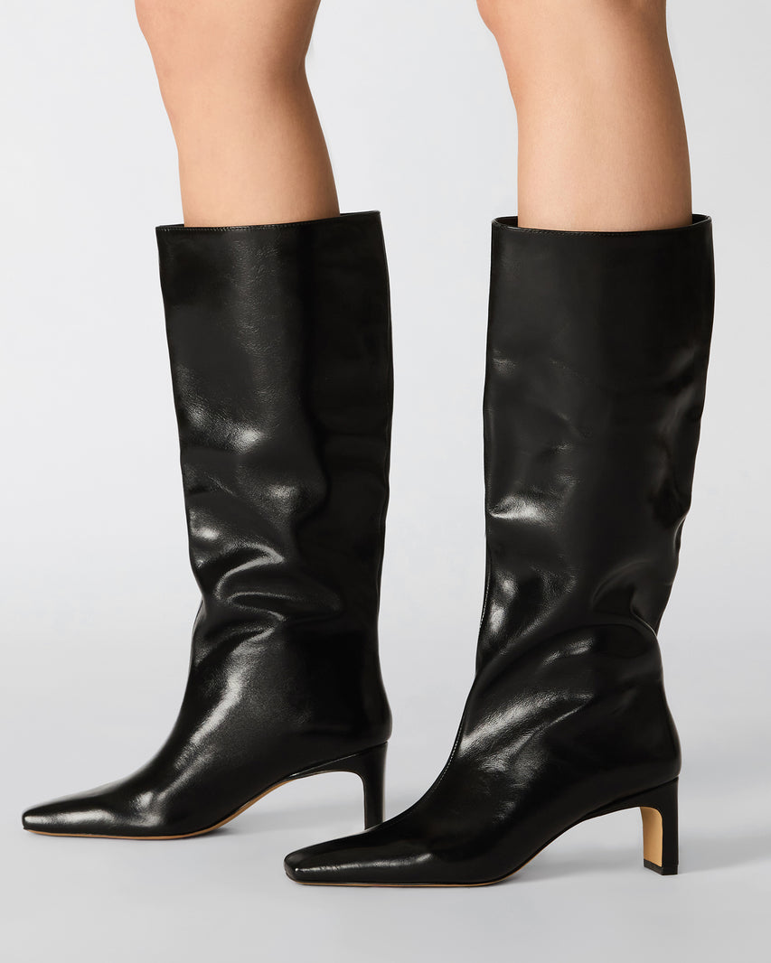 JENDI BLACK LEATHER - view 2