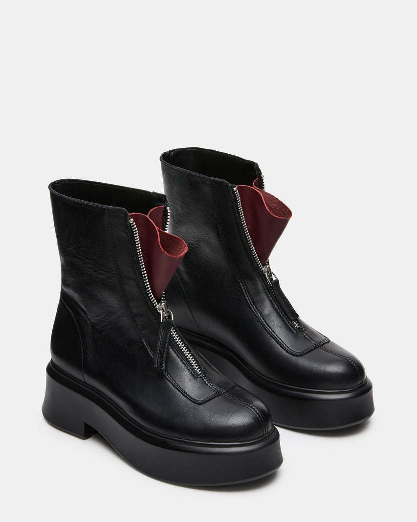 JONES GUSSET BLACK/BURGUNDY