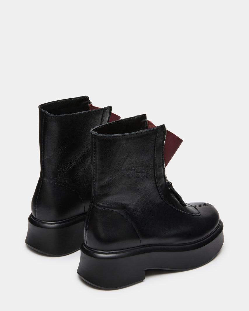 JONES GUSSET BLACK/BURGUNDY - view 5