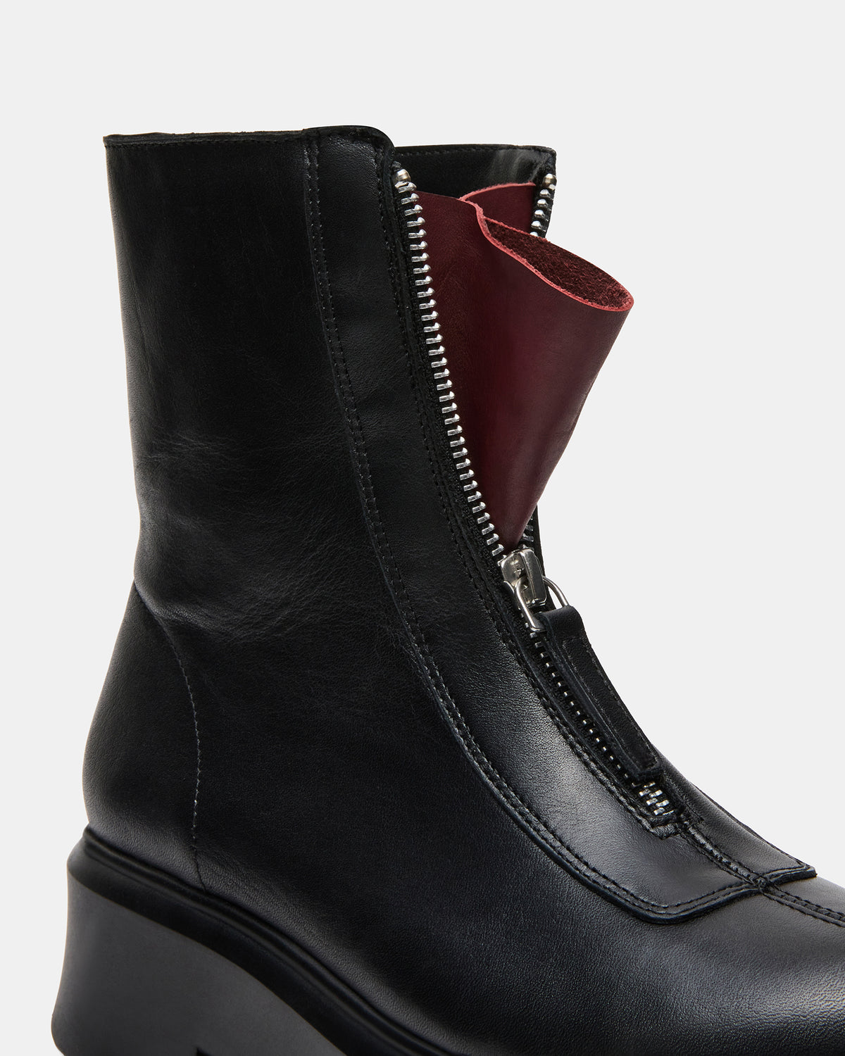 JONES GUSSET BLACK/BURGUNDY - view 3