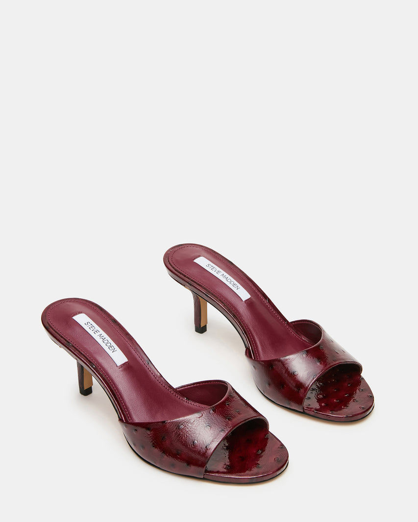 KENDRIX OSTRICH WINE LEATHER - view 2