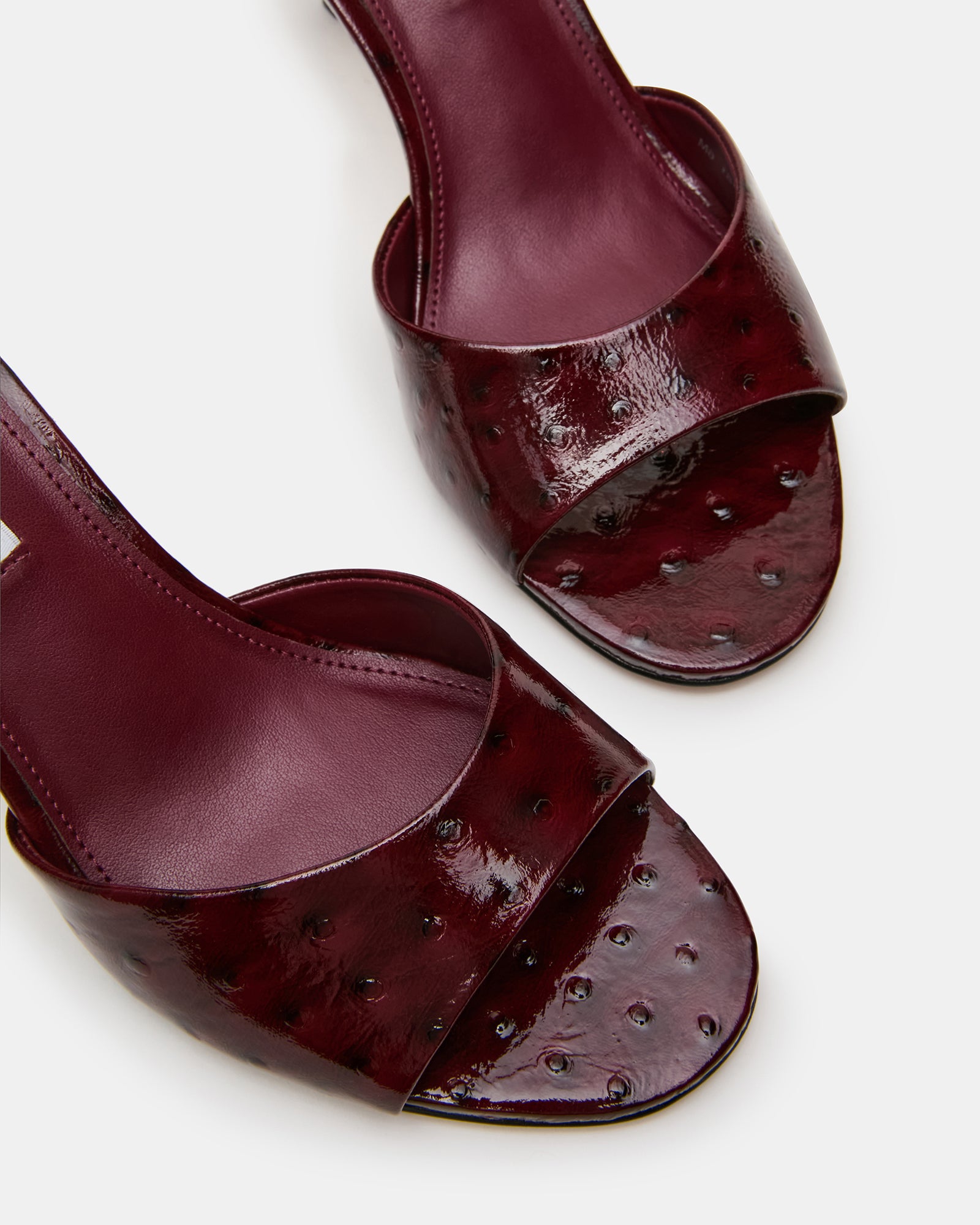 KENDRIX OSTRICH WINE LEATHER - view 3