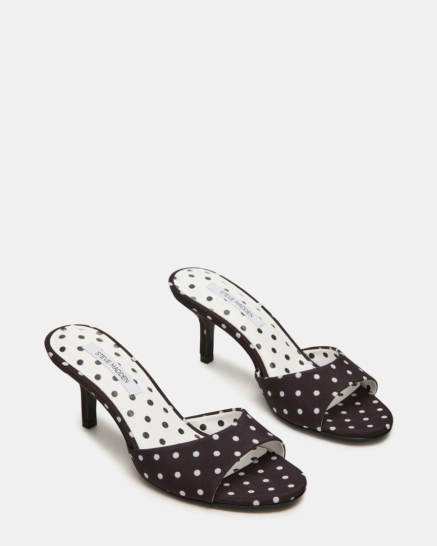 KENDRIX BLACK/WHITE POLKA DOT
