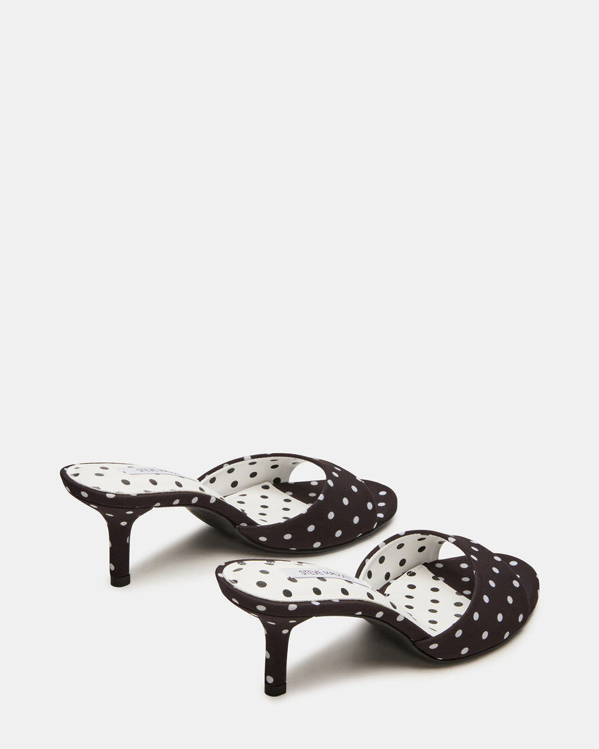 KENDRIX BLACK/WHITE POLKA DOT