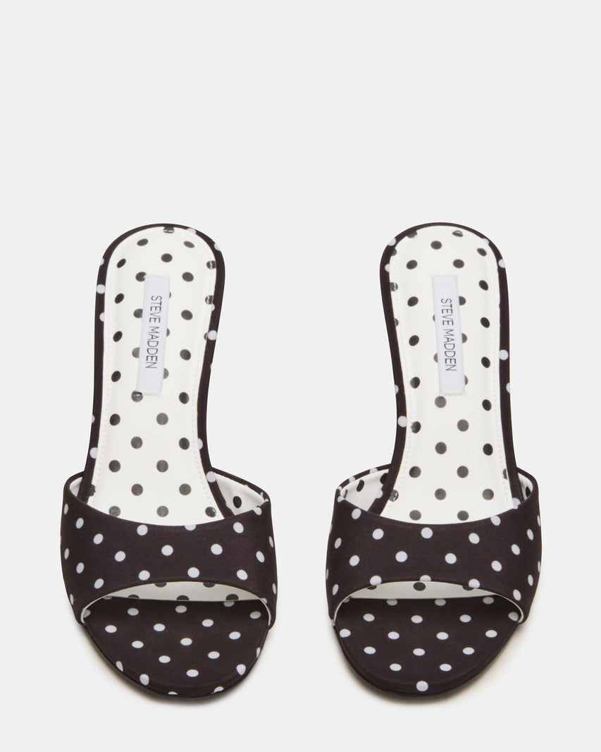 KENDRIX BLACK/WHITE POLKA DOT