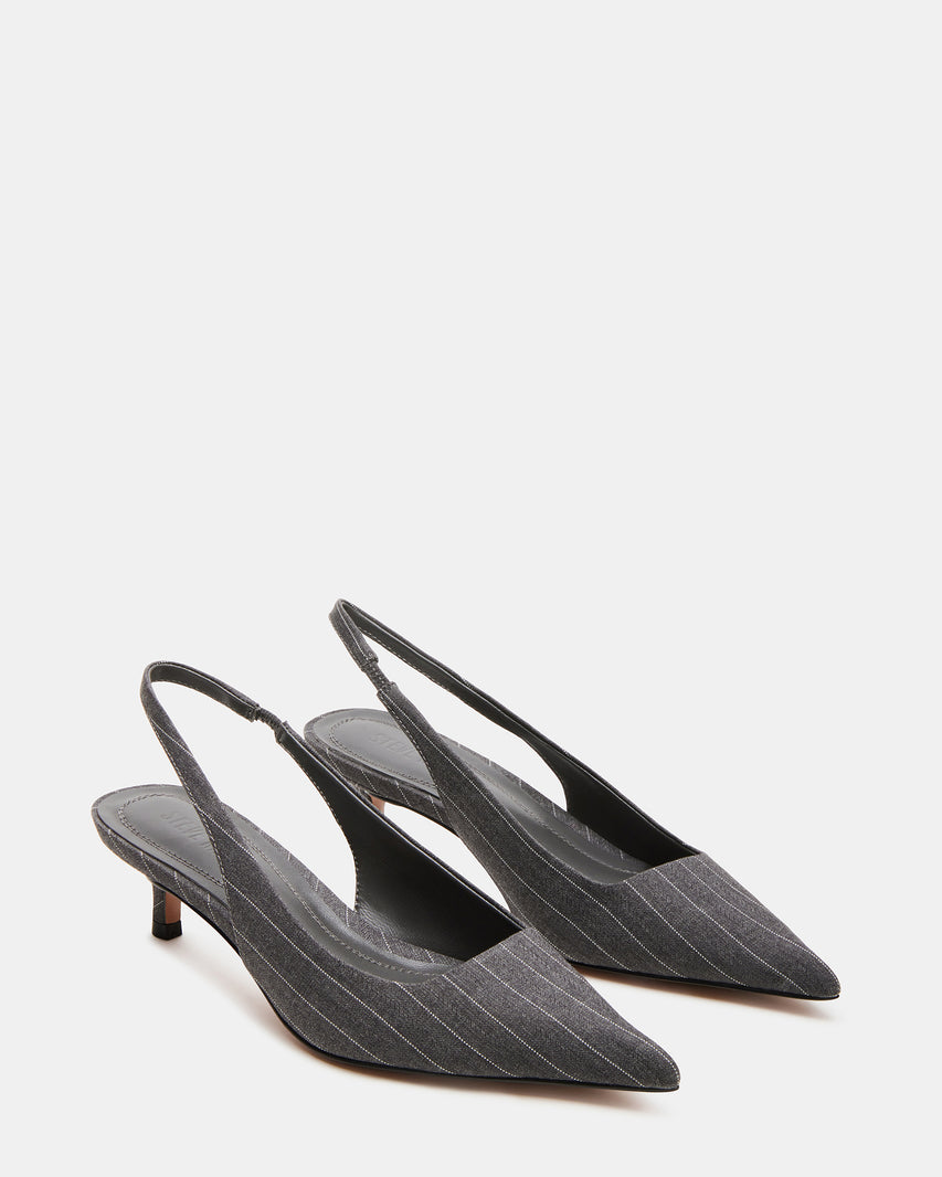 KITTIE GRAY PINSTRIPE