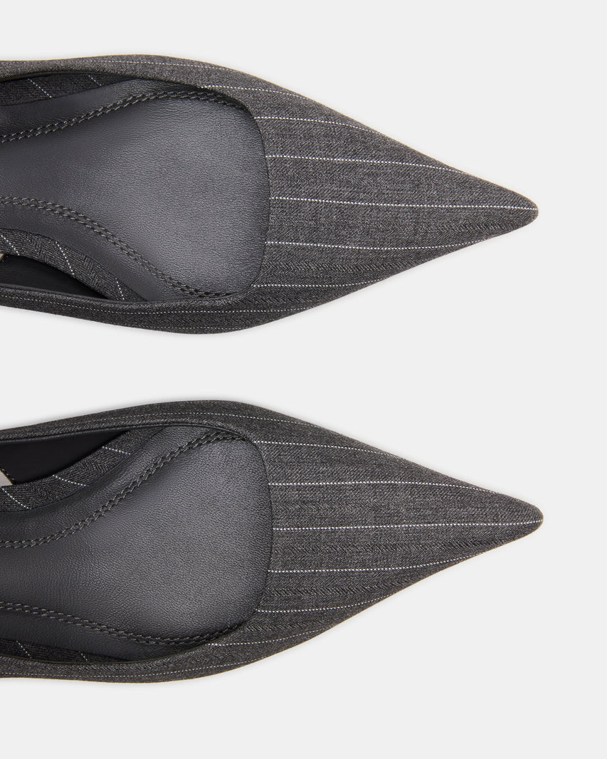 KITTIE GRAY PINSTRIPE