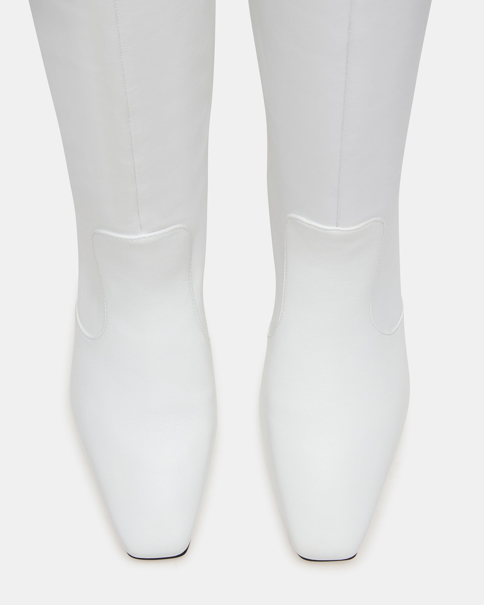 Steve Madden Women's Lander White Knee High Boots - Size 8 Steve Madden Women's Lander White Knee High Boots - Size 8