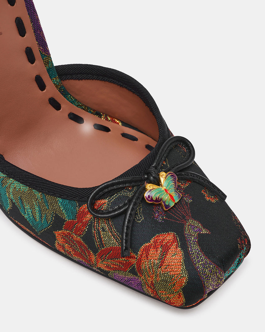 LARINA BLACK MULTI BROCADE - view 3