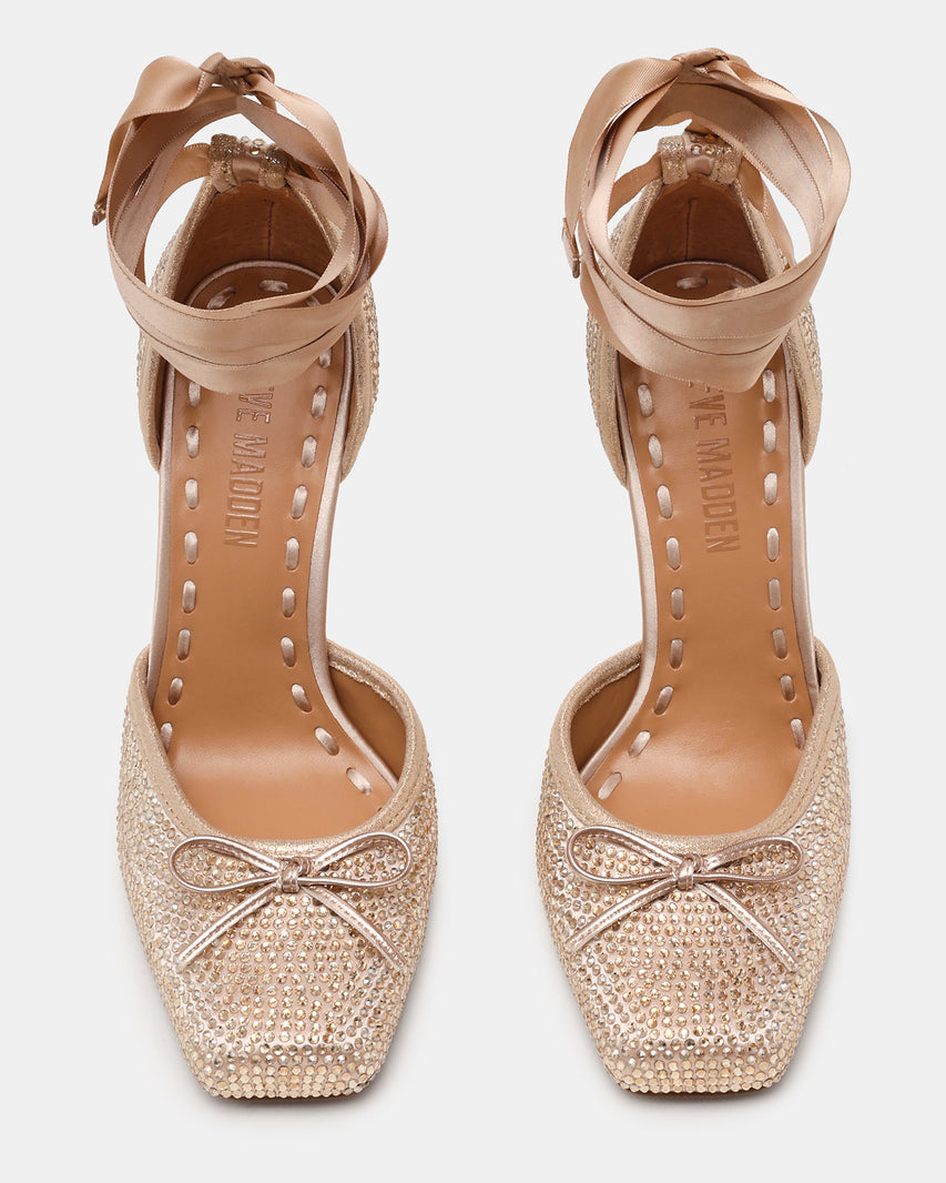 LARINA CHAMPAGNE RHINESTONES