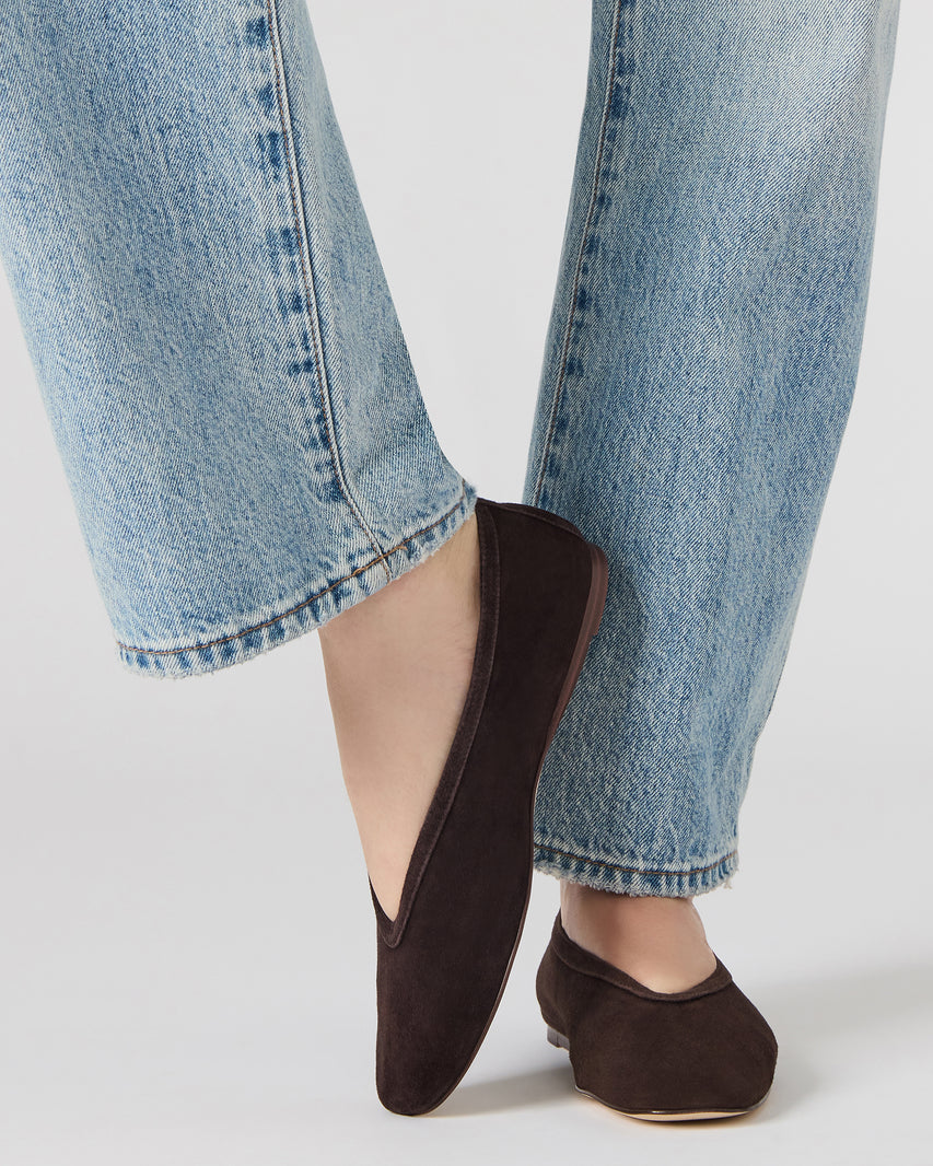 LENI BROWN SUEDE