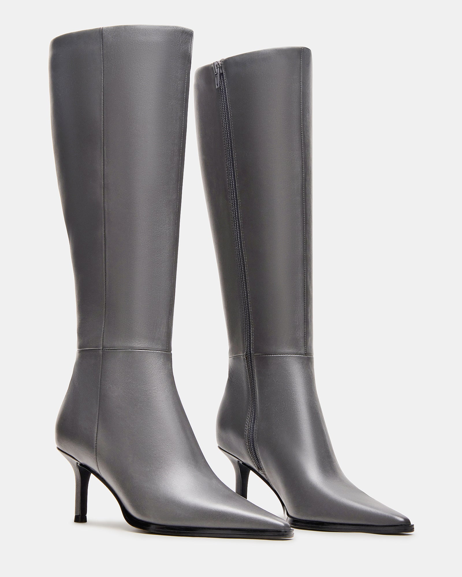 Steve Madden Women's Lingo Knee High Boots - Grey - Size 7 Steve Madden Women's Lingo Knee High Boots - Grey - Size 7