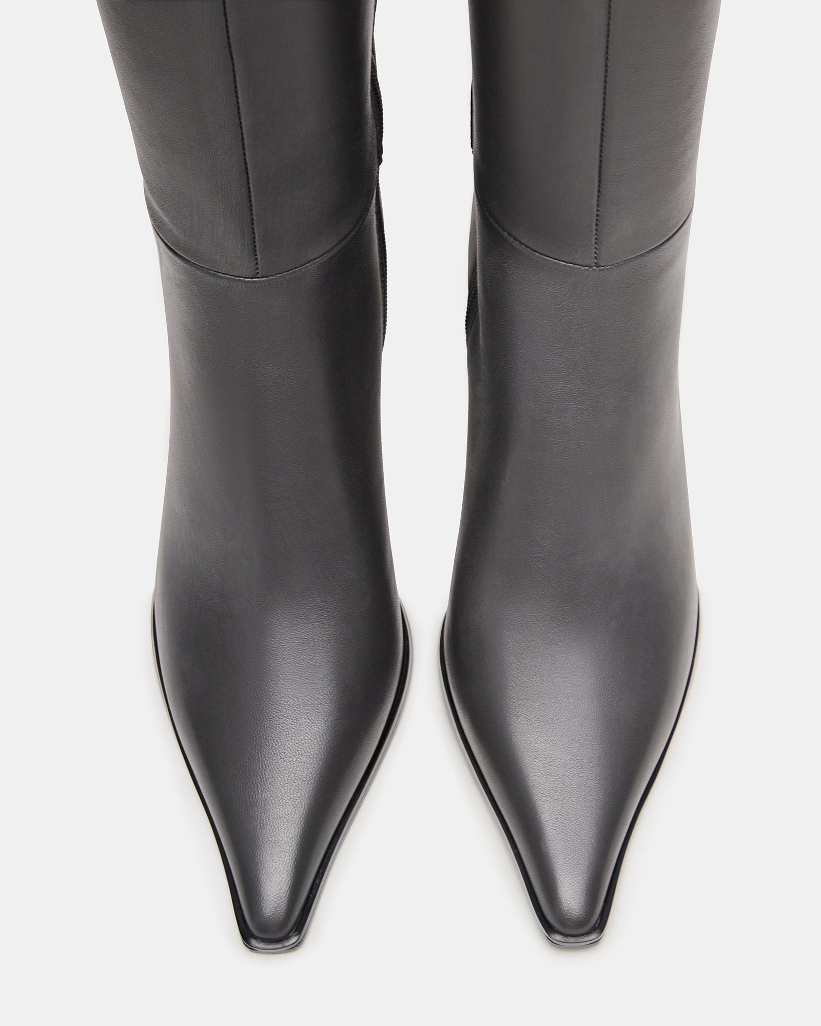 grey leather dress boots Steve Madden Women's Lingo Knee High Boots - Grey - Size 7