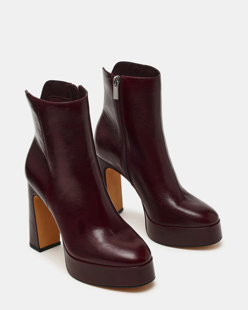 LOCHLAN DARK CHERRY LEATHER - view 3