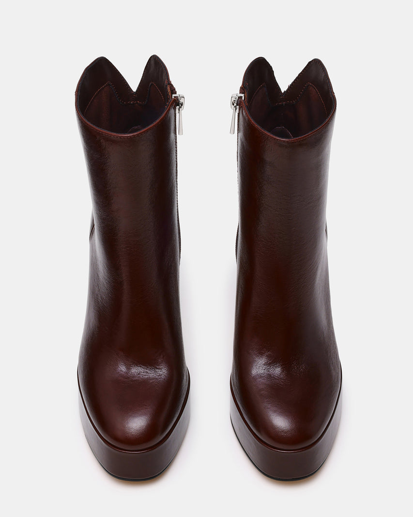 LOCHLAN DARK CHERRY LEATHER - view 5