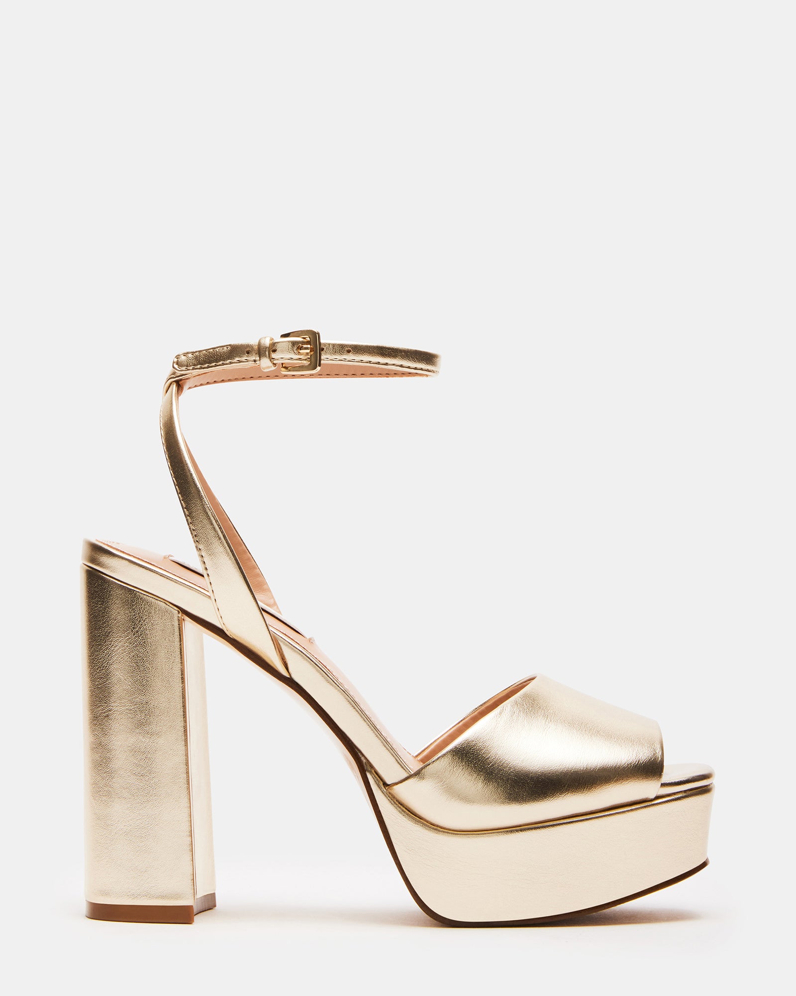 It's Giving Champagne Diamond Embellished Platform Heels | Pink Boutique –  Pink Boutique UK