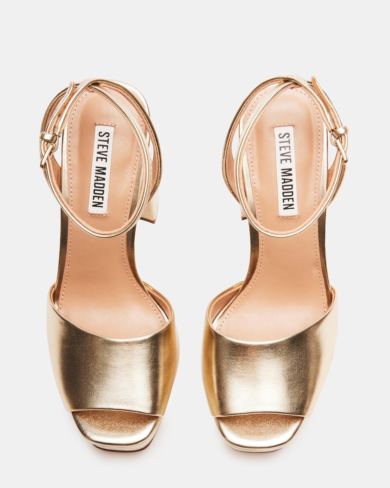 Rose Gold Steve Madden Grace LOURDES Champagne Platform
