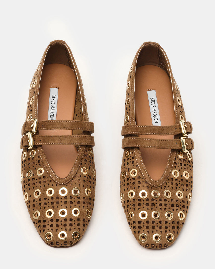 LYDIA PERFORATED TAUPE