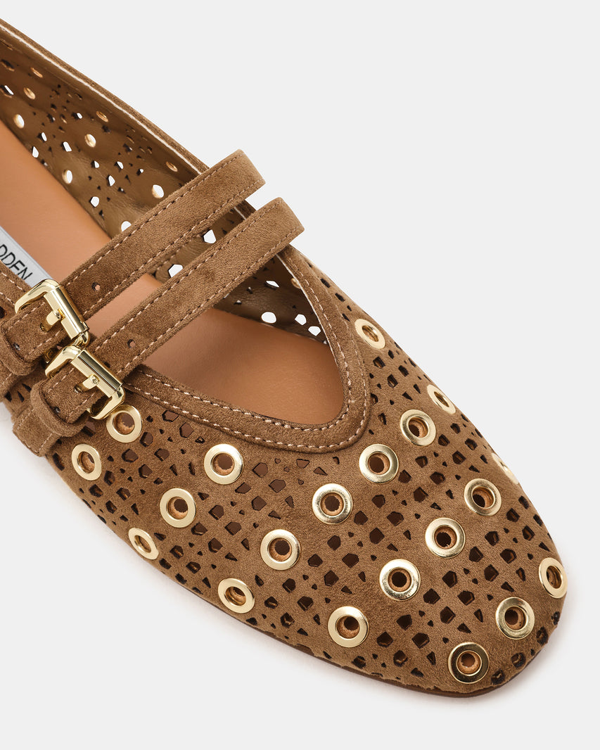 LYDIA PERFORATED TAUPE