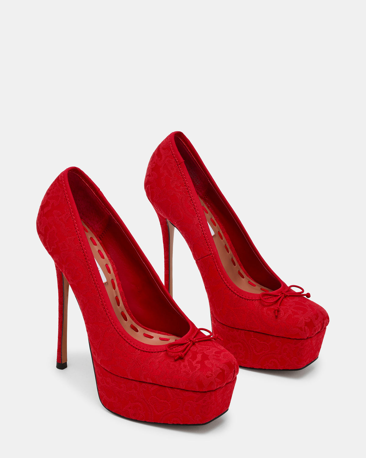 LYTHIA RED BROCADE - view 2