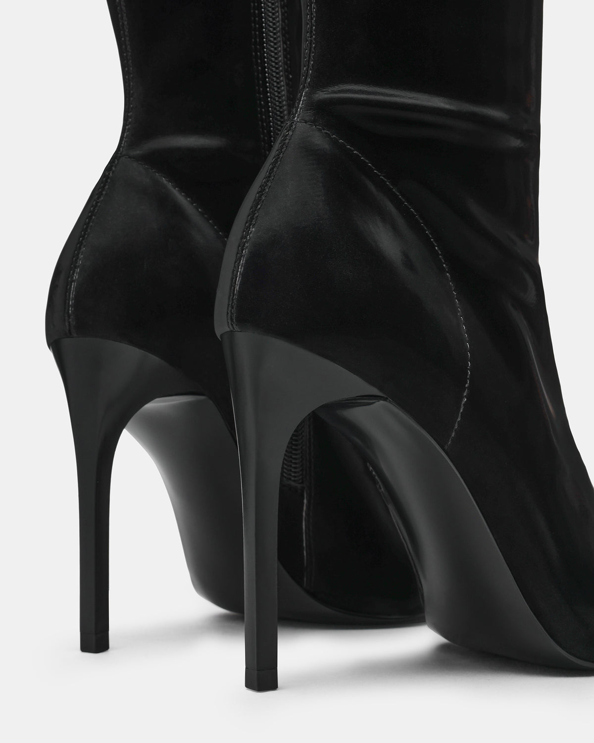MACKENA BLACK TECHNO SATIN - view 4