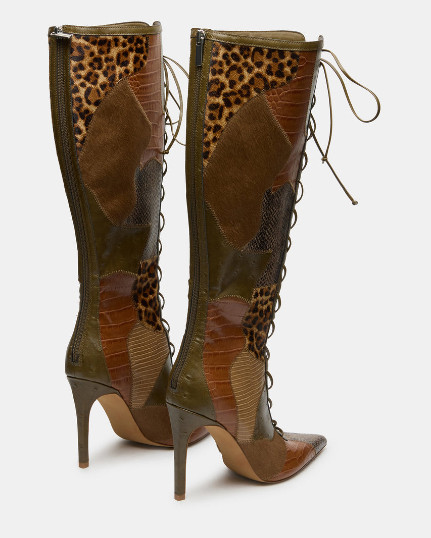 MARELYN OLIVE MULTI WIDE CALF - view 5