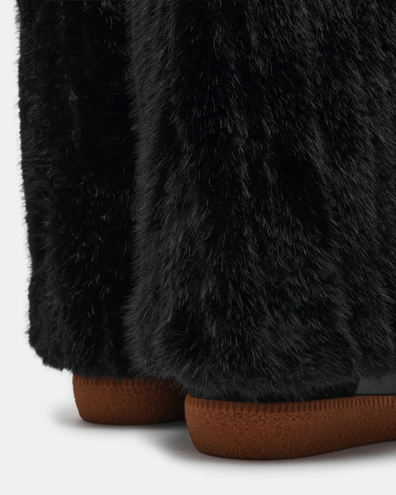 MAVIS FAUX FUR BLACK SUEDE - view 5