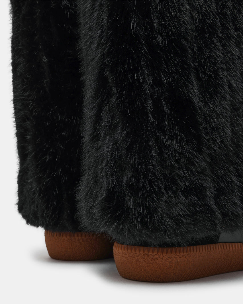 MAVIS FAUX FUR BLACK SUEDE - view 5