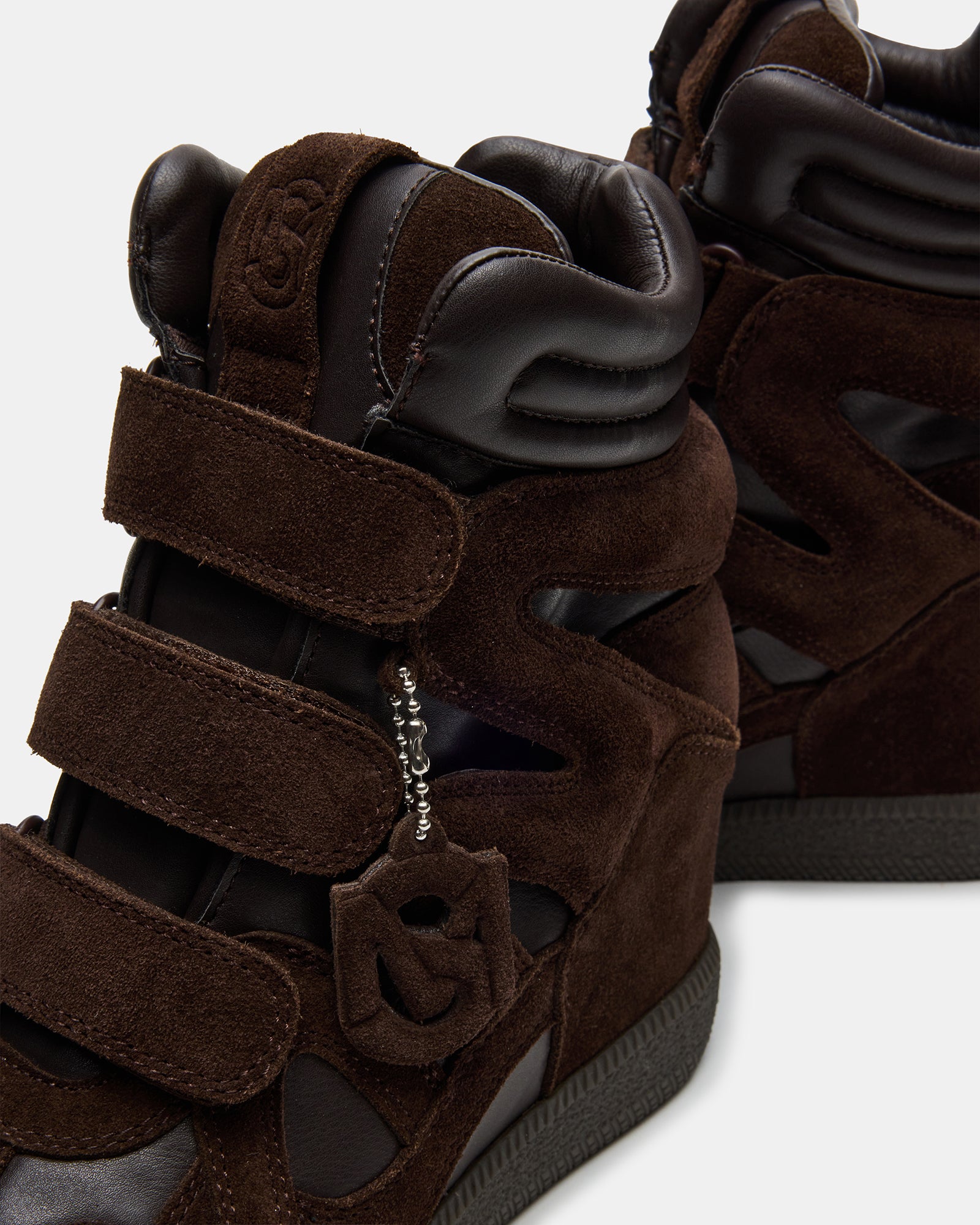 MAVIS Brown Suede High-Top Velcro Women's Sneaker – Steve Madden