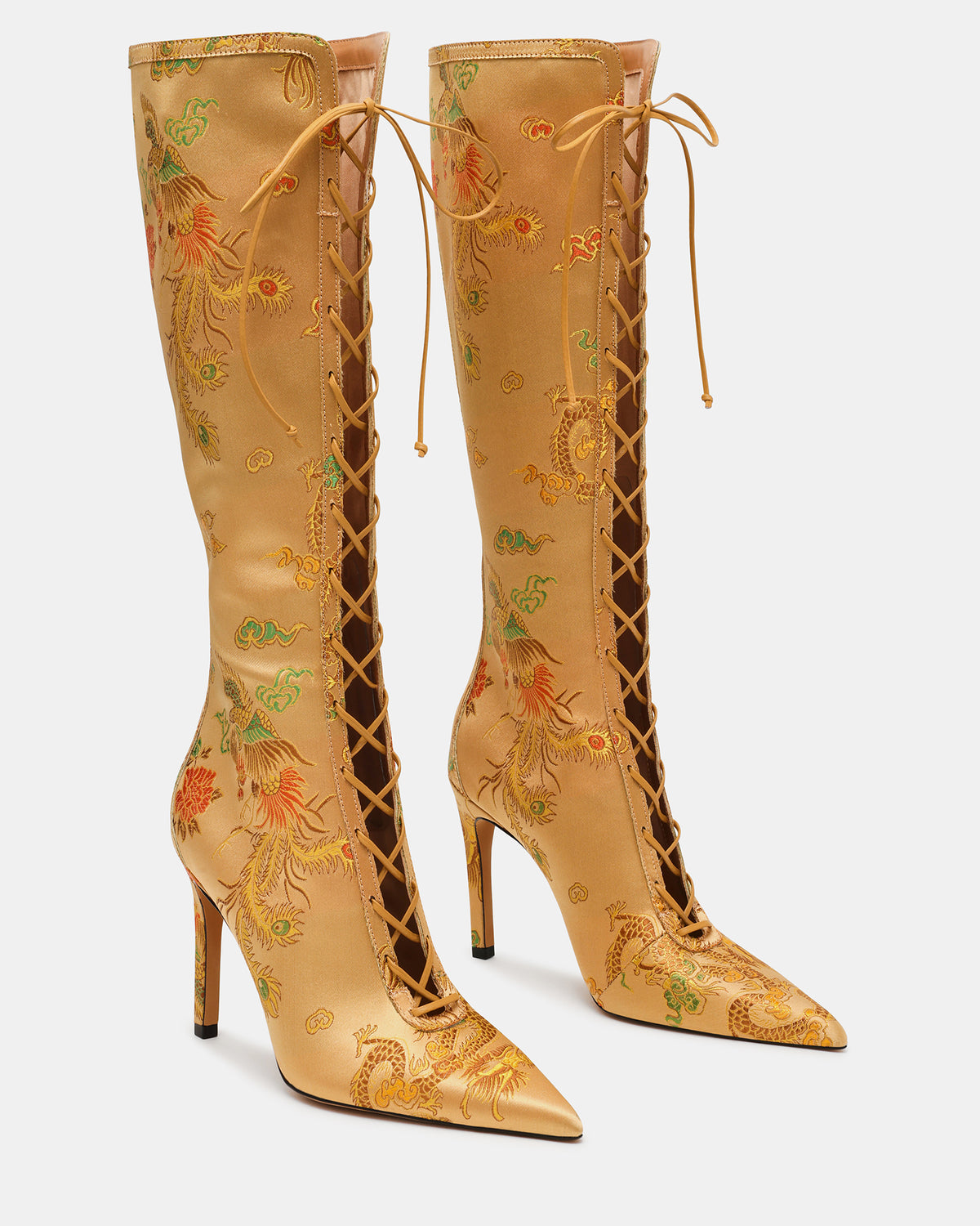 MAXINE CHAMPAGNE OLIVE BROCADE - view 2