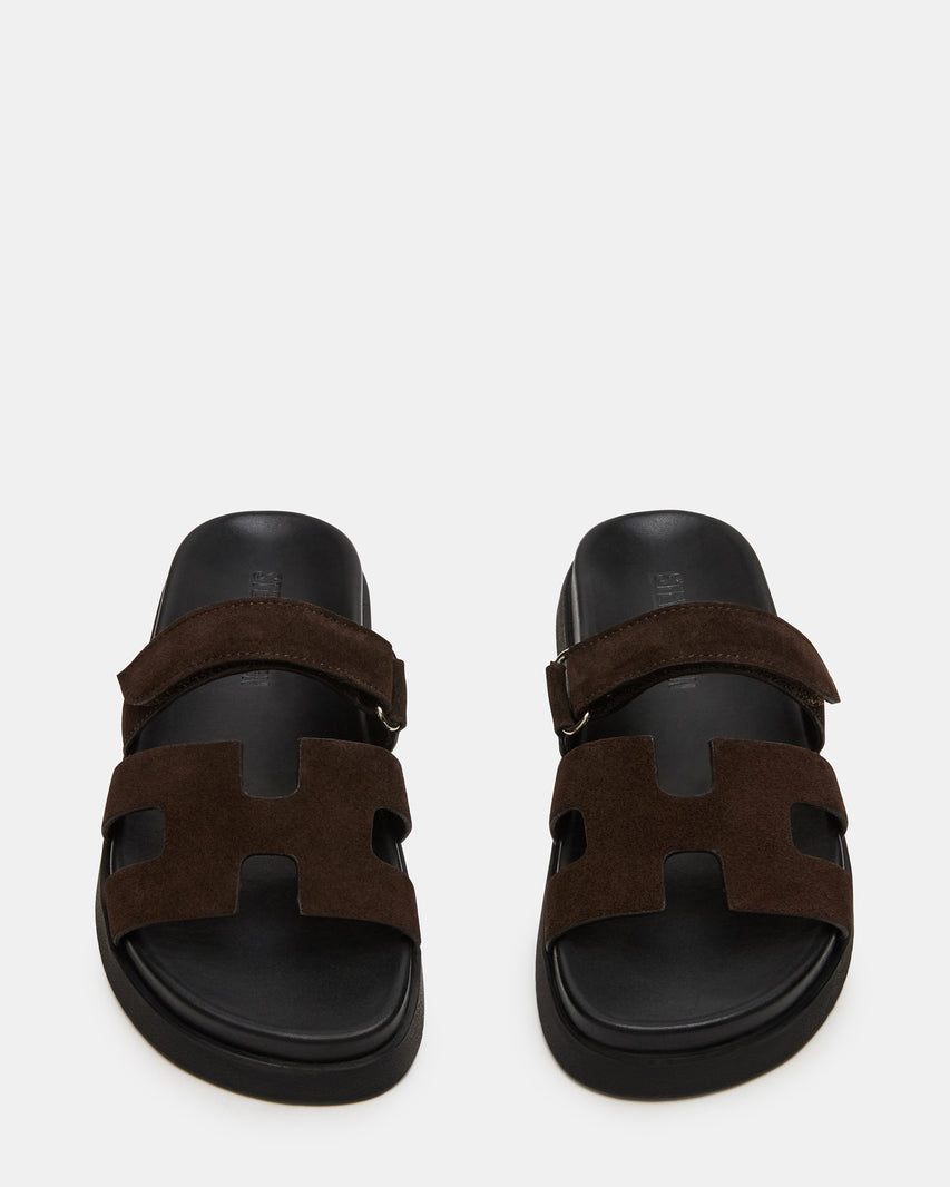 MAYVEN CHOCOLATE BROWN SUEDE