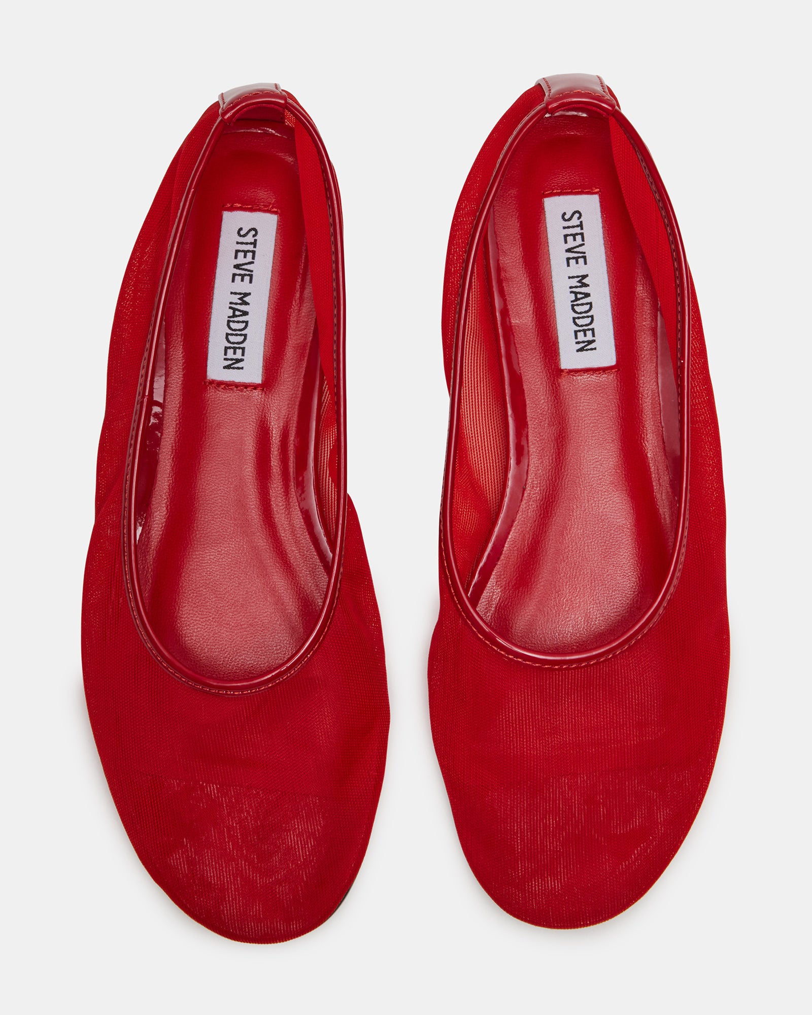 MEADOW Red Mesh Women's Ballet Flats – Steve Madden
