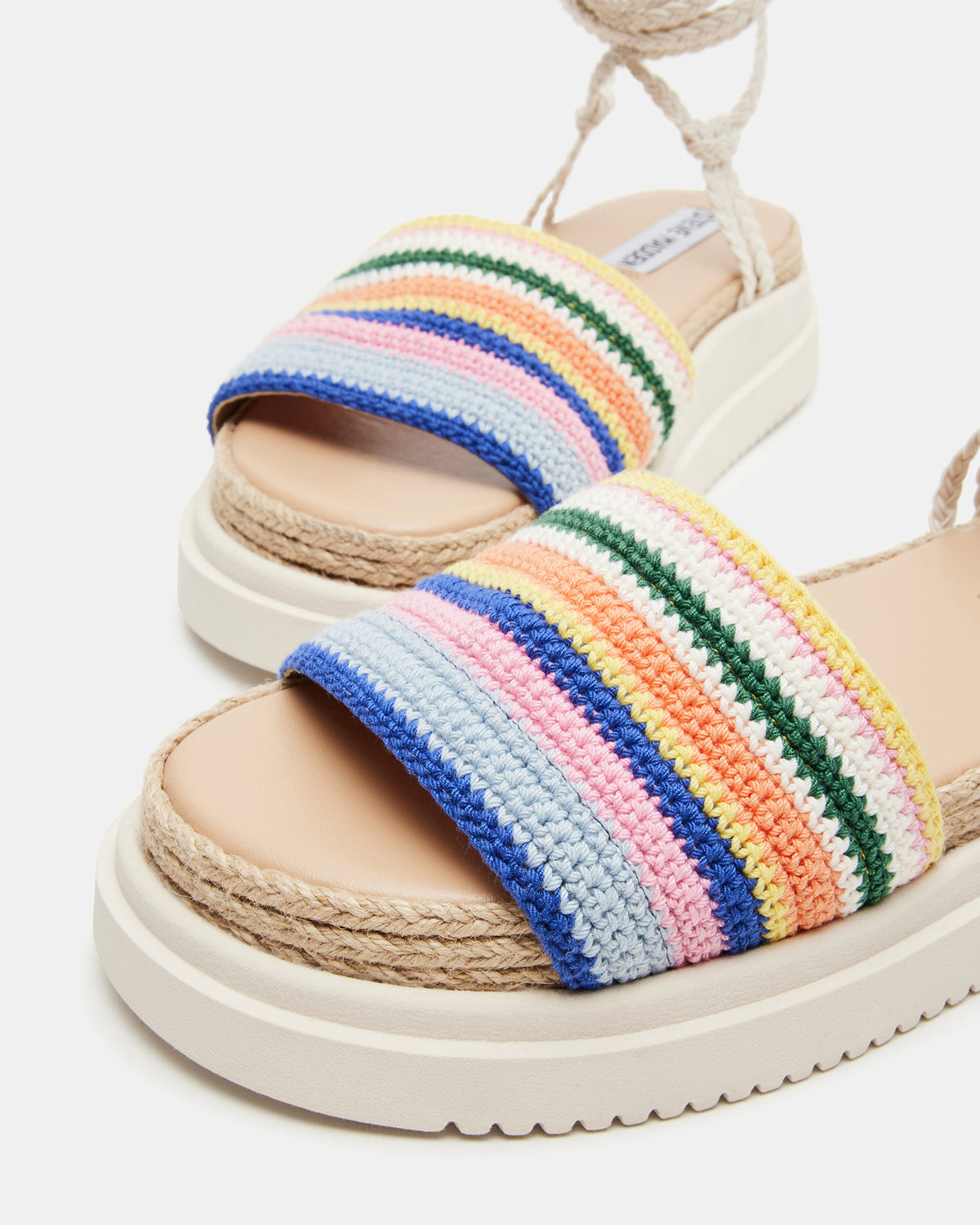 Api Mertha MERTHA Multi Lace-Up Flatform Sandal | Women's Sandals – Steve Madden