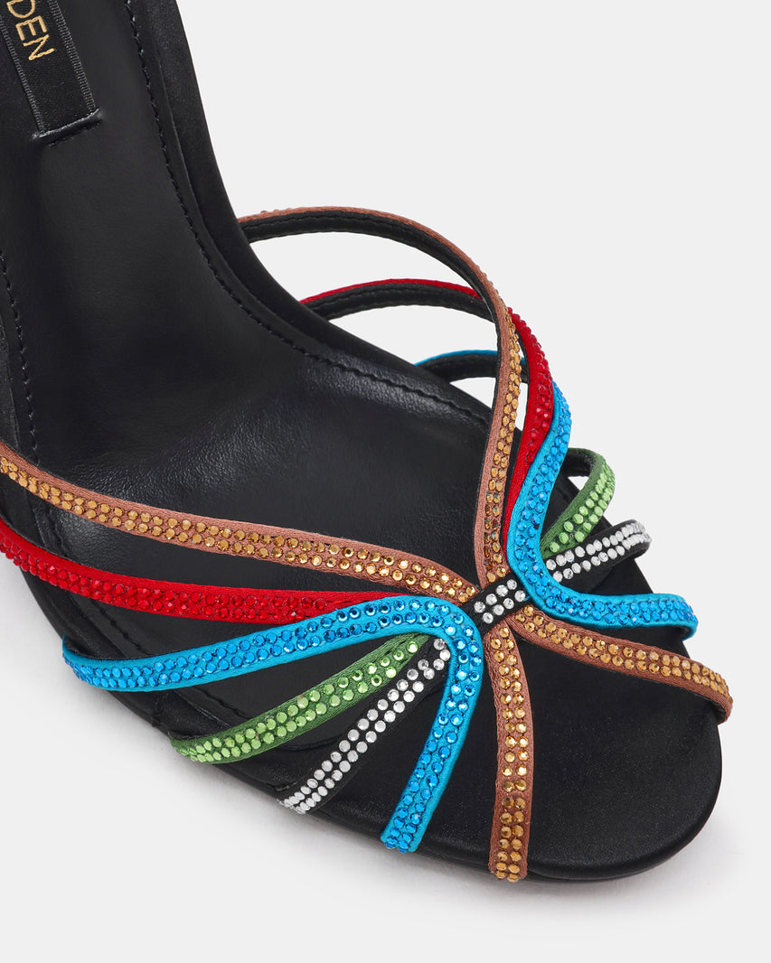 MIZUNA BLACK MULTI RHINESTONES - view 3