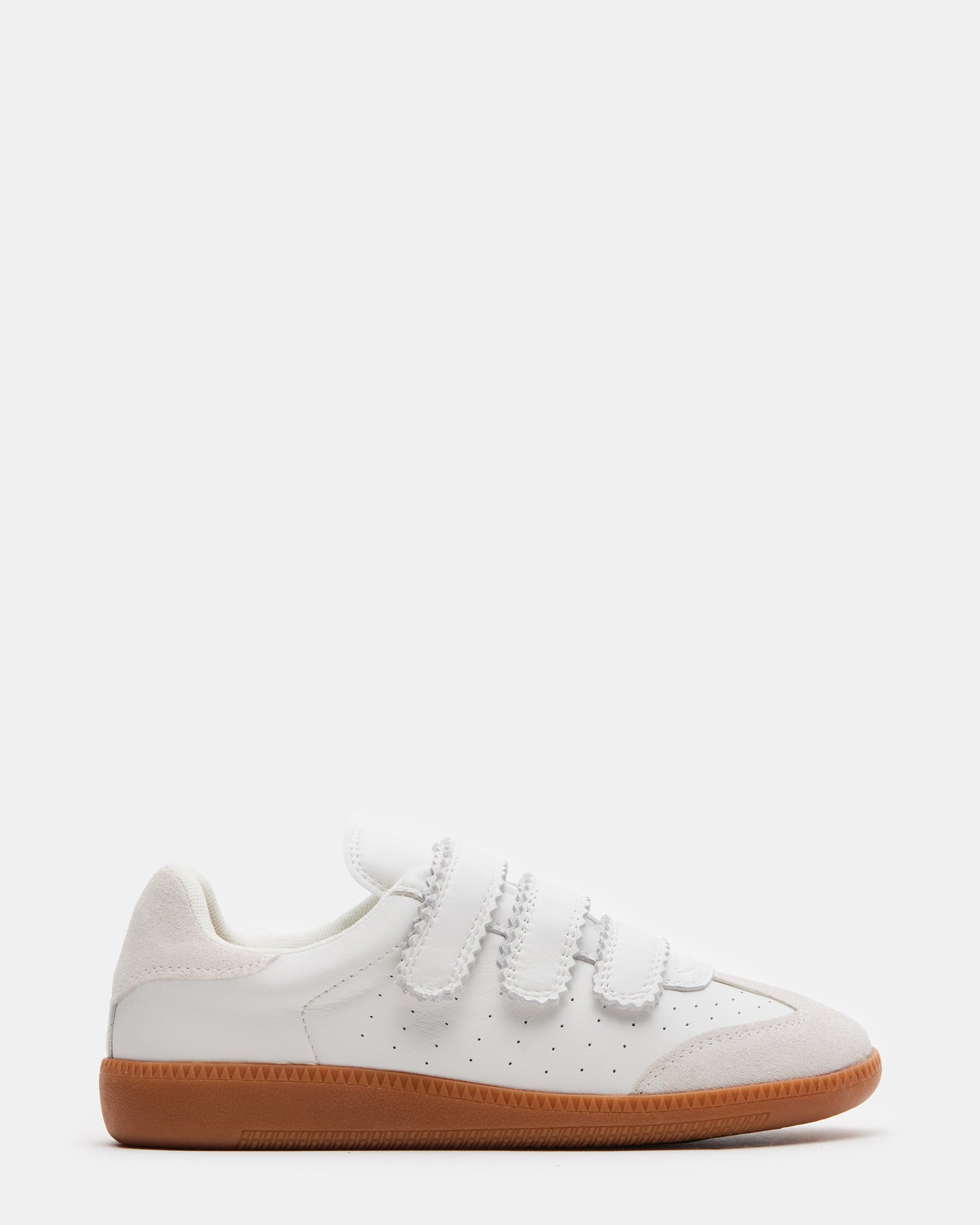 MOMENTUM White Velcro Low-Top Sneaker | Women's Sneakers