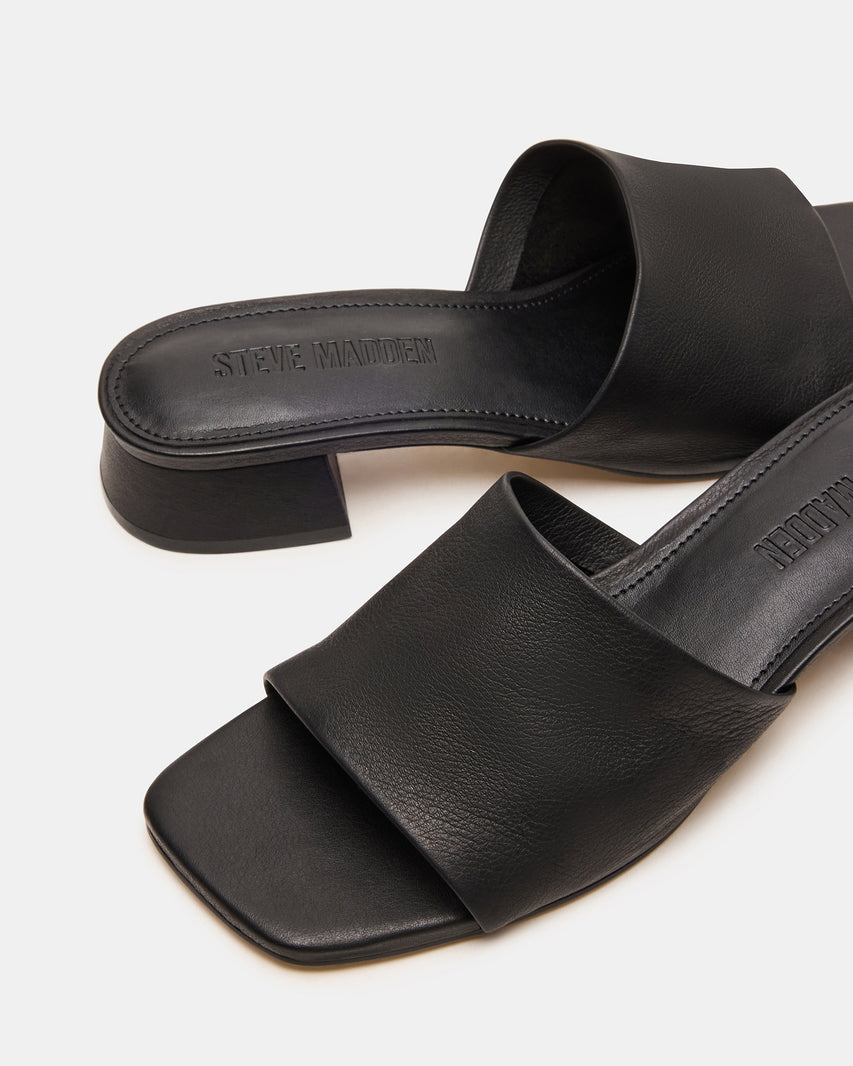 MONTGOMERY BLACK LEATHER