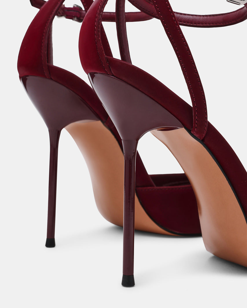 MORRIE BURGUNDY TECHNO FABRIC - view 3