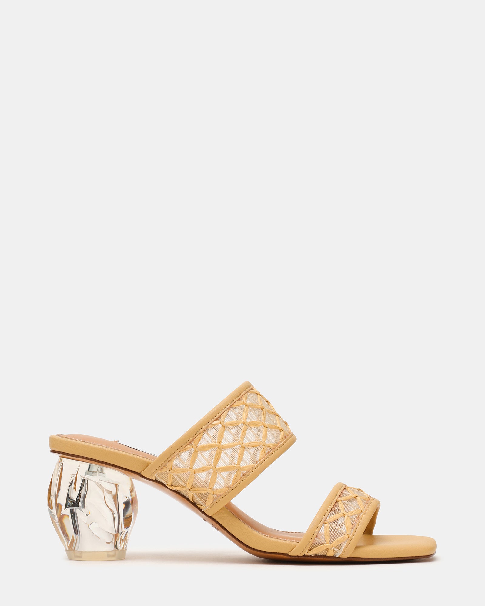 NOLA Natural Square-Toe Mule Women's Block Heel | Steve Madden