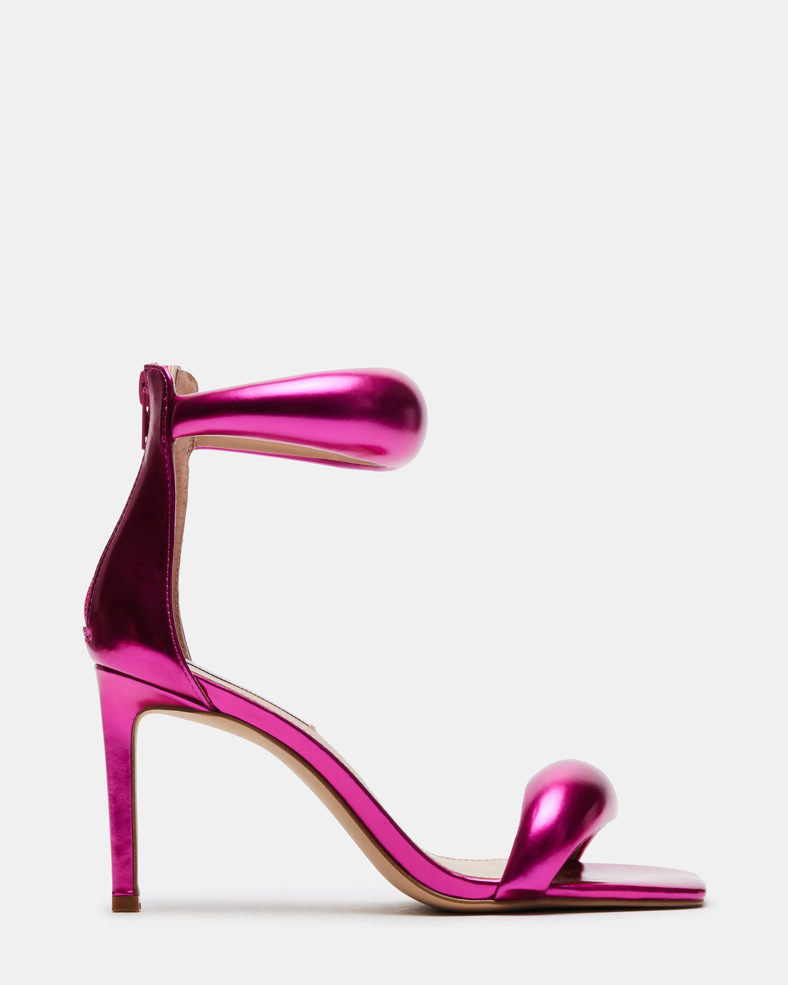 Bottega Veneta Ladies Pink Square Toe Heel Sandal, Brand Size 35 ( US Size  5 ) 630178 VBP10 5610 - Shoes, Bottega Veneta Shoes - Jomashop