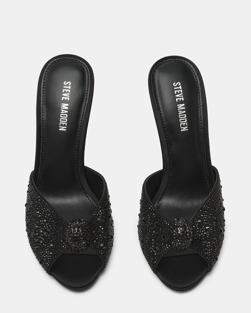 PRIYA BLACK RHINESTONES