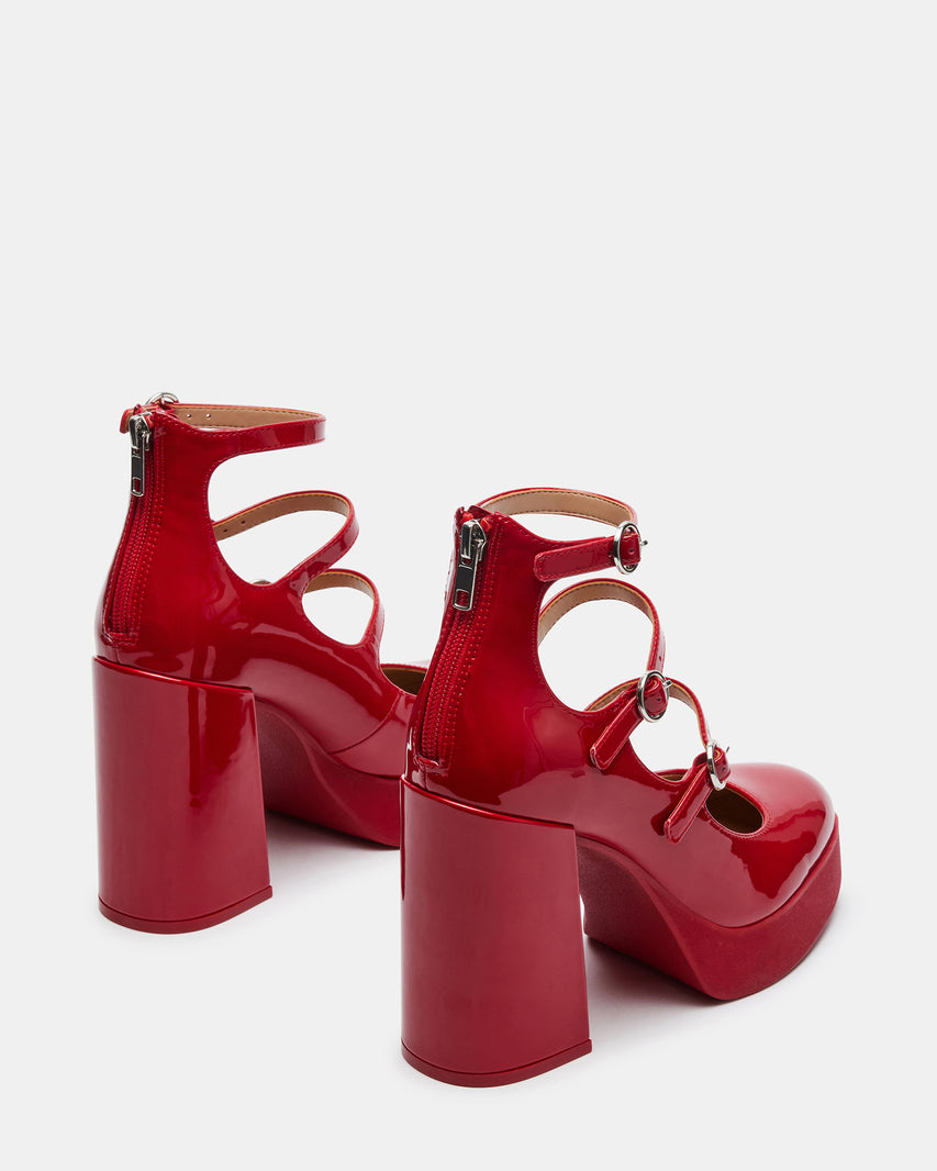 QUAD RED PATENT - view 6