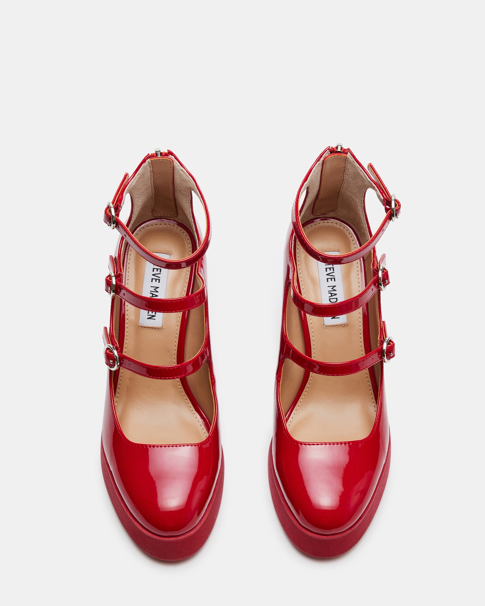 QUAD RED PATENT - view 4