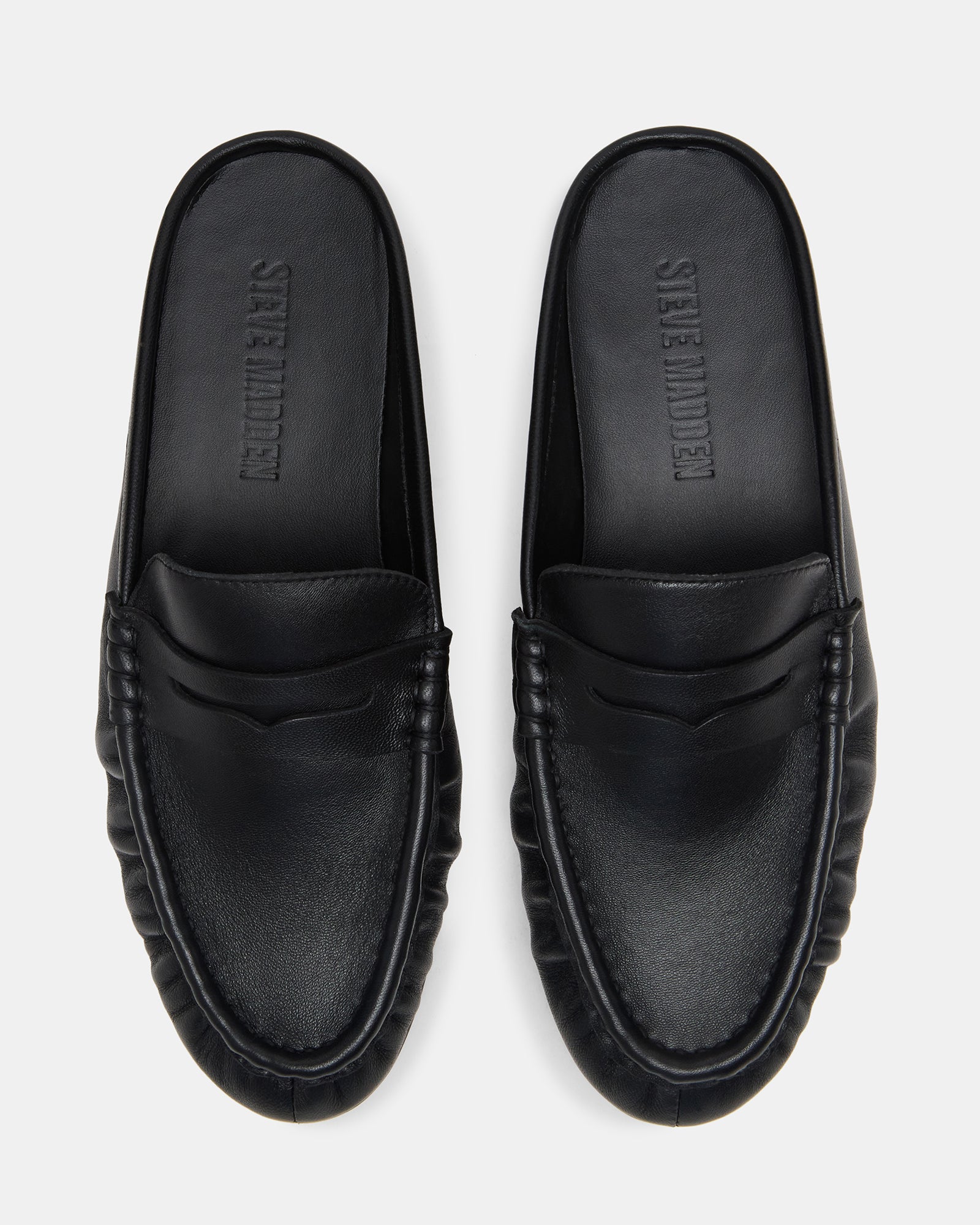 Steve Madden Women's Rafe Slip-On Loafers - Black - Size 9